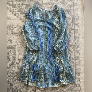 Black tape Mini dress/tunic top